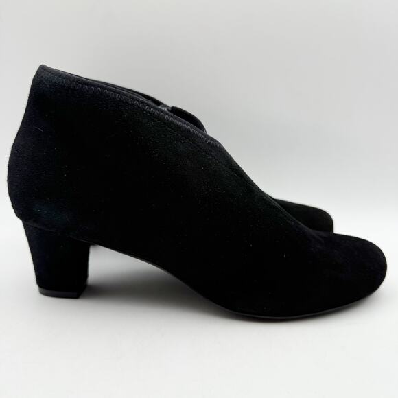 David Tate Womens Anna Bootie US 9.5 M Black Suede Ankle NIB - Picture 4 of 13